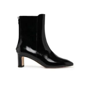 NEW Aeyde Donna 55mm Ankle Boots Black Patent Leather Size 36 EU 6 US